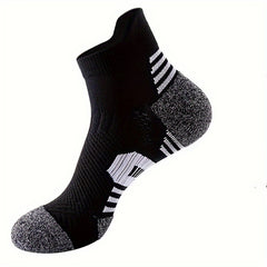 Men's Thick Padded Sport Socks - Running Basketball Ankle Socks