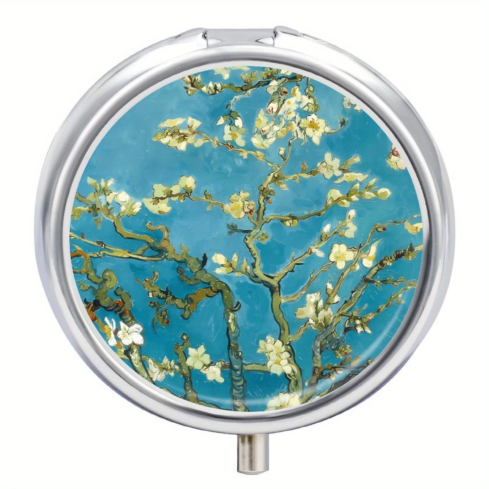 Polygala Pill Box 3 Compartment Portable Medicine Organizer Travel Pill Case