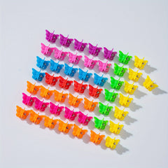 50PCS Butterfly Hair Clips Mini Hair Claw Hair Accessories Girls Women