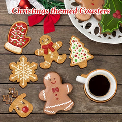 Christmas Diamond Art Coaster Kit - 8 Coasters & Holder Set