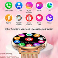 Women's Smart Watch w/ Calling 100 Sports Modes Water Resistant