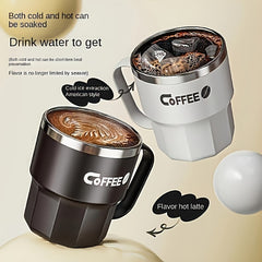 Insulated Reusable Travel Coffee Mug with Lid