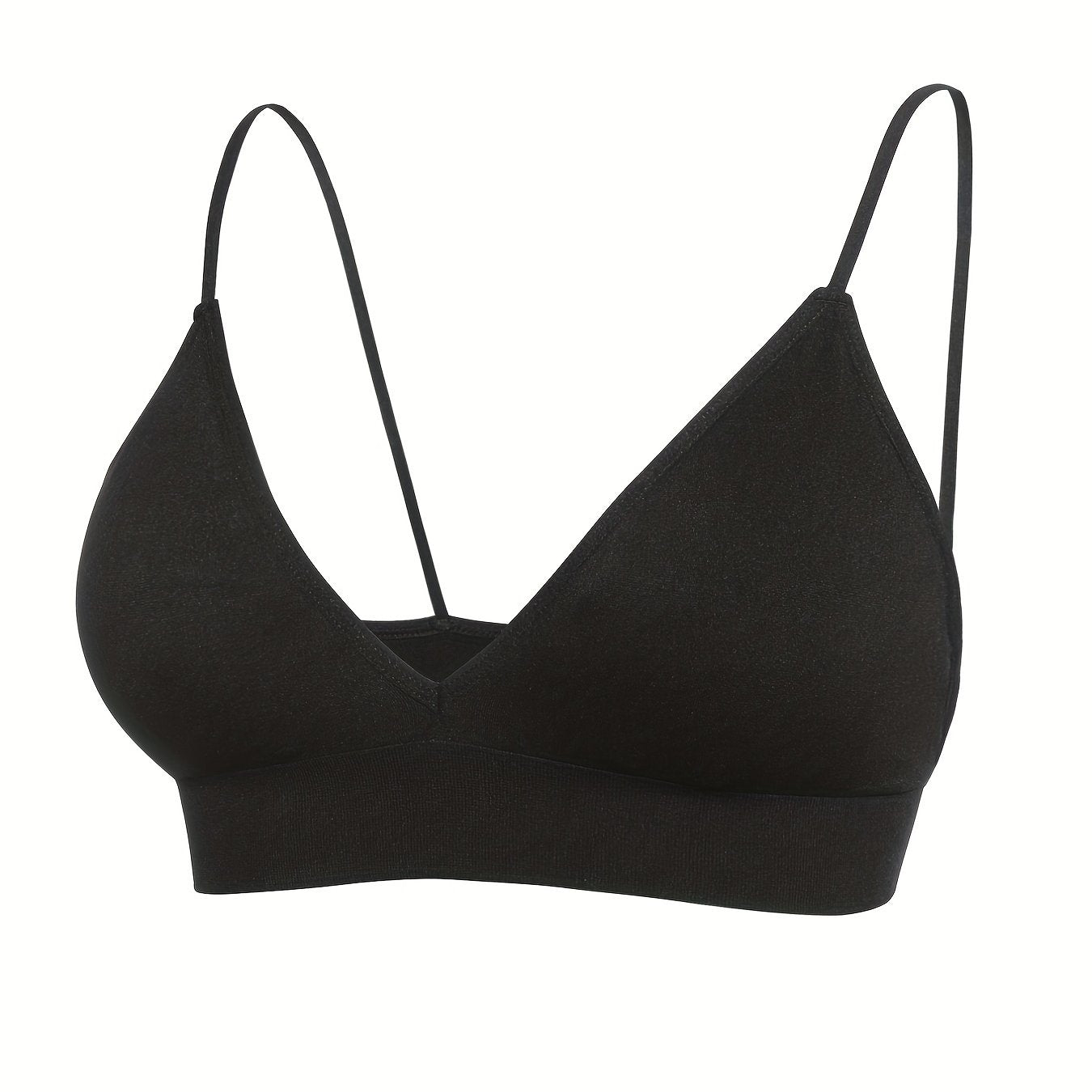 Triangle Cups Wireless Bra Comfy & Breathable Sports Bra