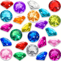 Multicolored Acrylic Gems - Ideal for Pool Party & Birthdays