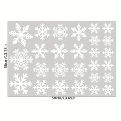 Christmas Snowflake Window Sticker Removable Waterproof Vinyl Wall Decor