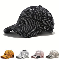 Spring Summer Oil Painting Baseball Cap All match Retro Peaked Cap