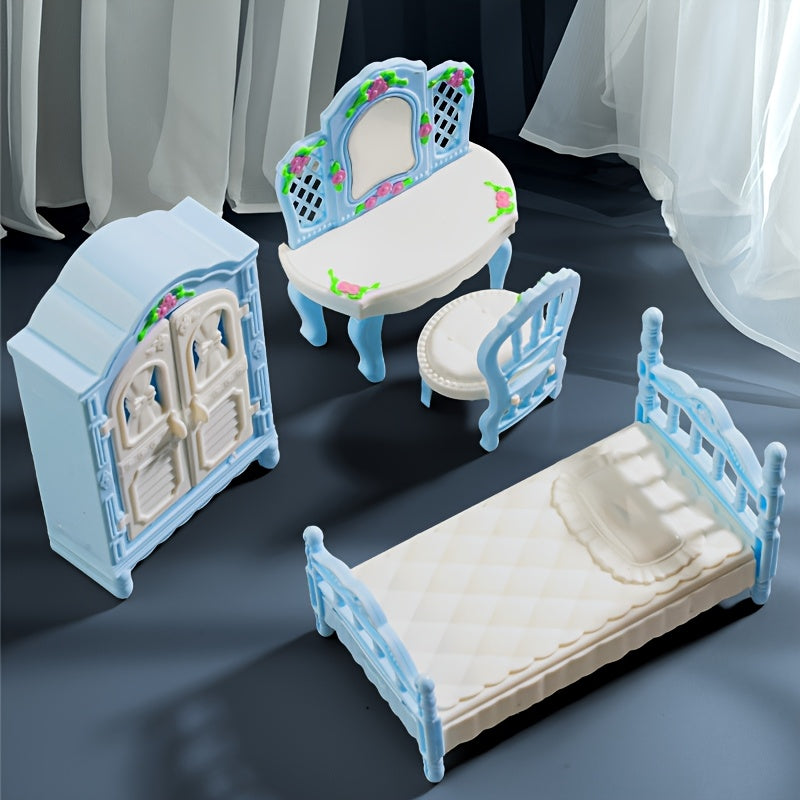 Mini Furniture Set for Dollhouse Microfurniture Kit