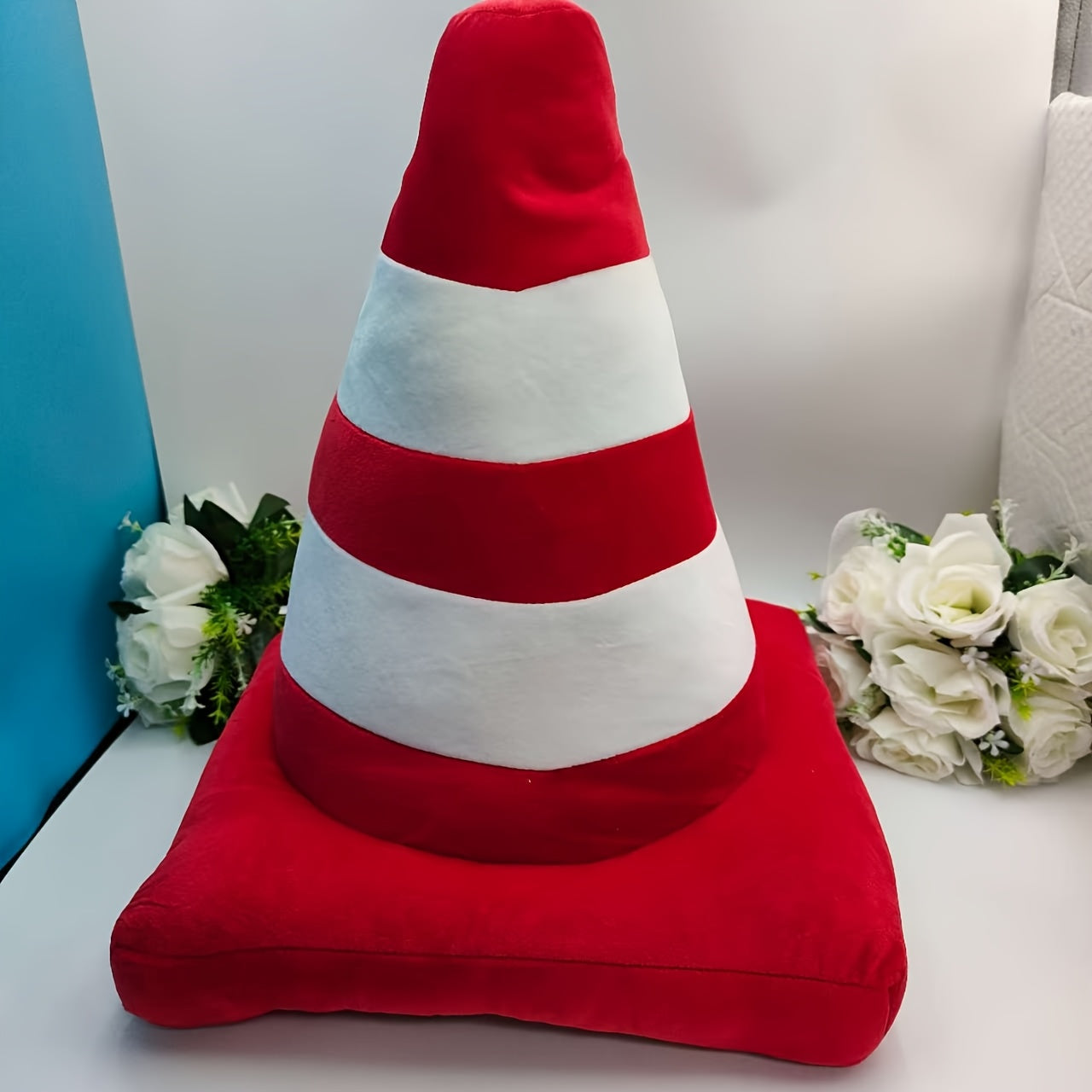 Red Plush Toy Soft Stuffed Animal for Christmas Party Decor