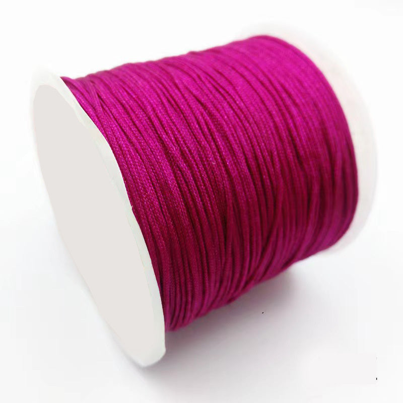 50m Hand Braided Jade Rope for DIY Bracelet Tassel Wire Jewelry Line