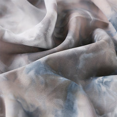 Tie Dye Chiffon Hijab Vintage Head Scarf Thin Shawl Turban
