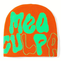 Unisex Hip Hop Knit Beanie Cap Men's Candy Y2K Thermal Hat