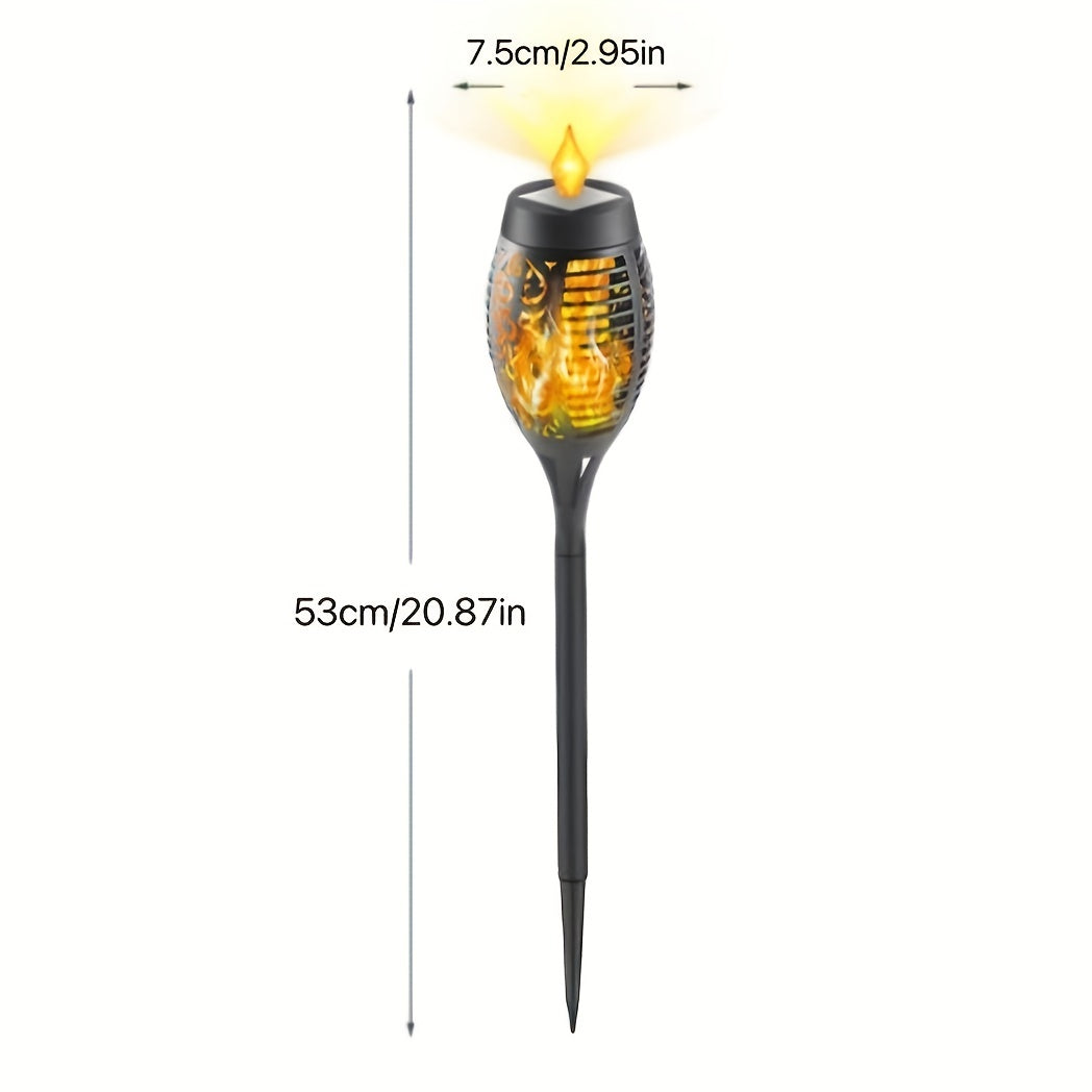 4 Pack Solar Torch Lamp Halloween IP65 Waterproof Garden Decor