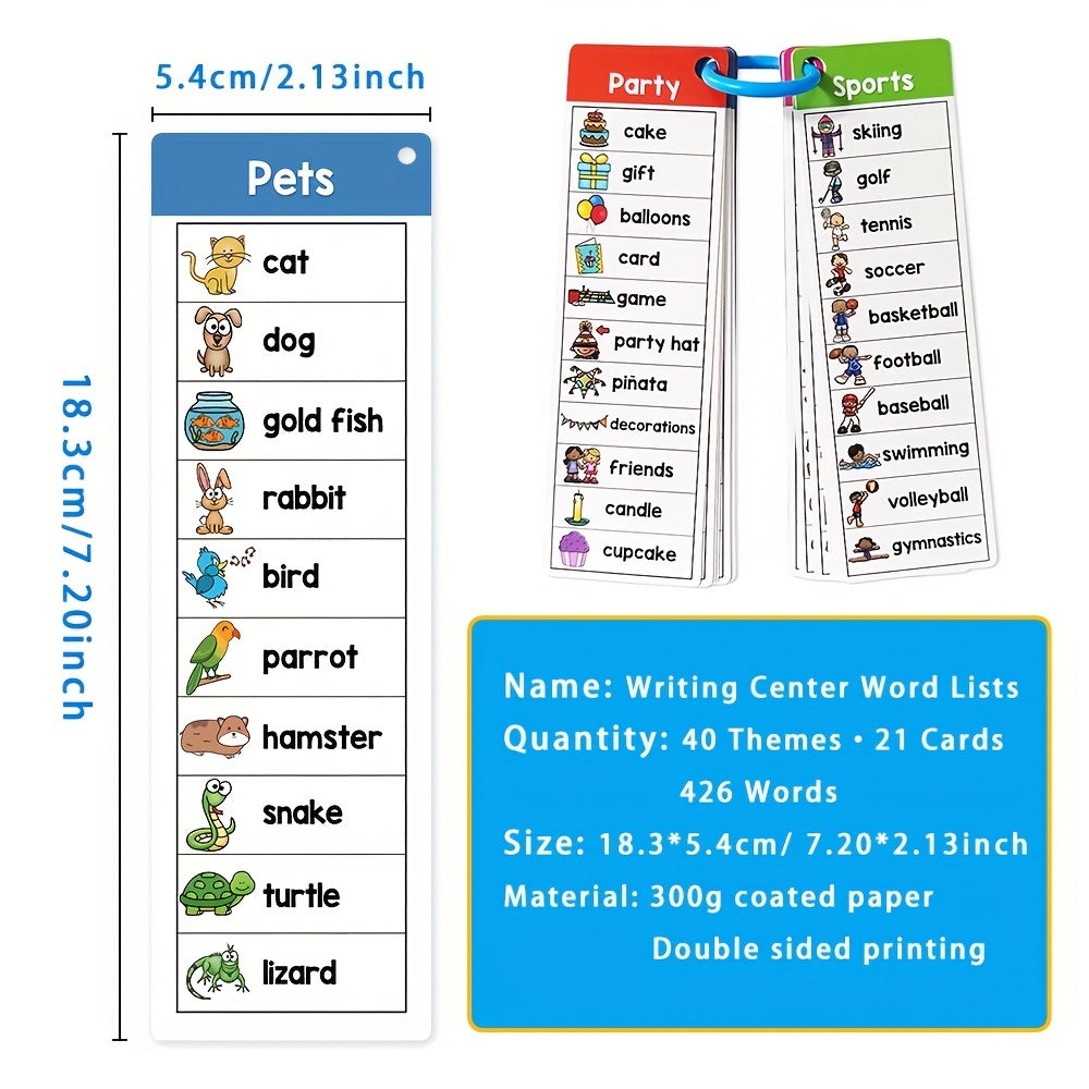 Halloween Sight Word Flash Cards for Kids Learning Reading - Set of 40 Themes