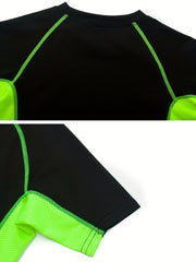 Boys' Outdoor Sports Quick Drying Sweat Suit with T-Shirt & Shorts