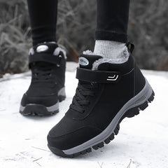 Thick Sole Non Slip Tactical Hiking Shoes Slip On Waterproof Ankle Boots