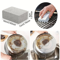 2pcs Pumice Stone Cleaning Bricks - BBQ Grill & Descaling Stone