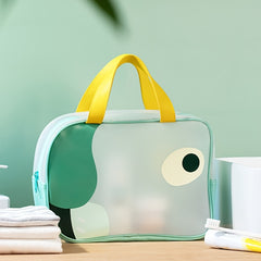 Travel Toiletry Bag Zipper Makeup Brush Holder