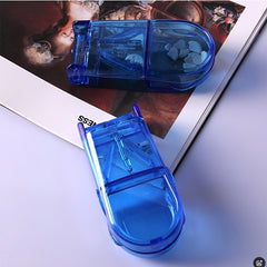 Health Management Pill Cutter with Compartment