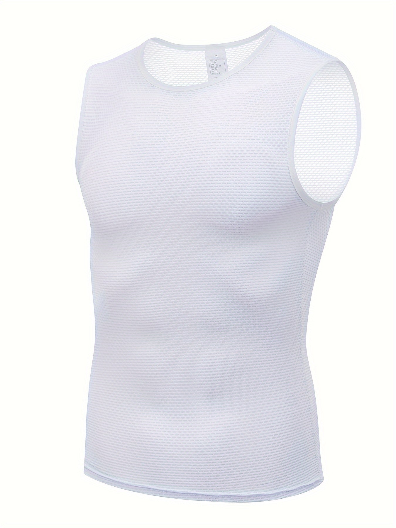 Men's Mesh Cycling Tank Top Quick Dry Sleeveless Shirt