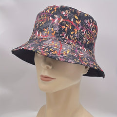 Vintage Reversible Cotton Bucket Hat
