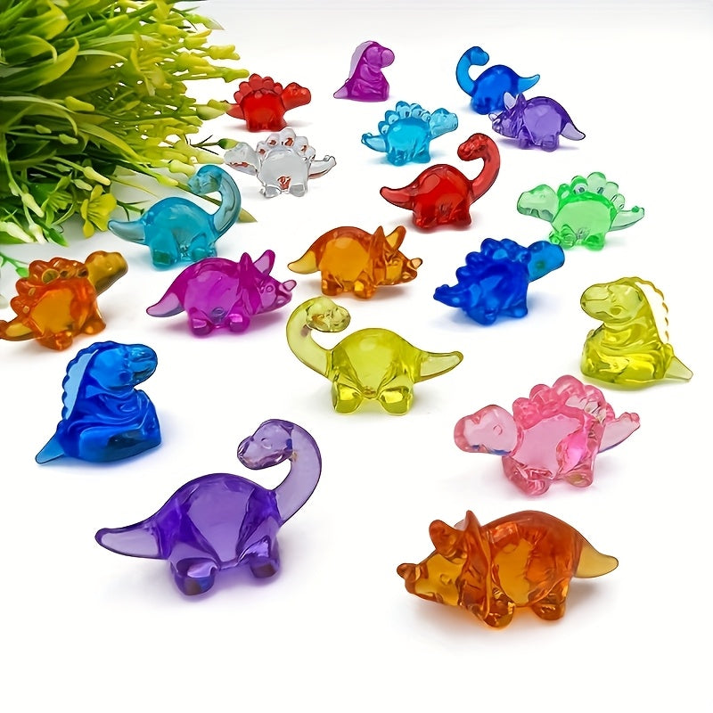 Acrylic Dinosaur Toys DIY Crafts Assorted Colors Styles Classroom Rewards
