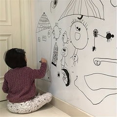 Whiteboard Stickers for Kids Creative Graffiti Blackboard