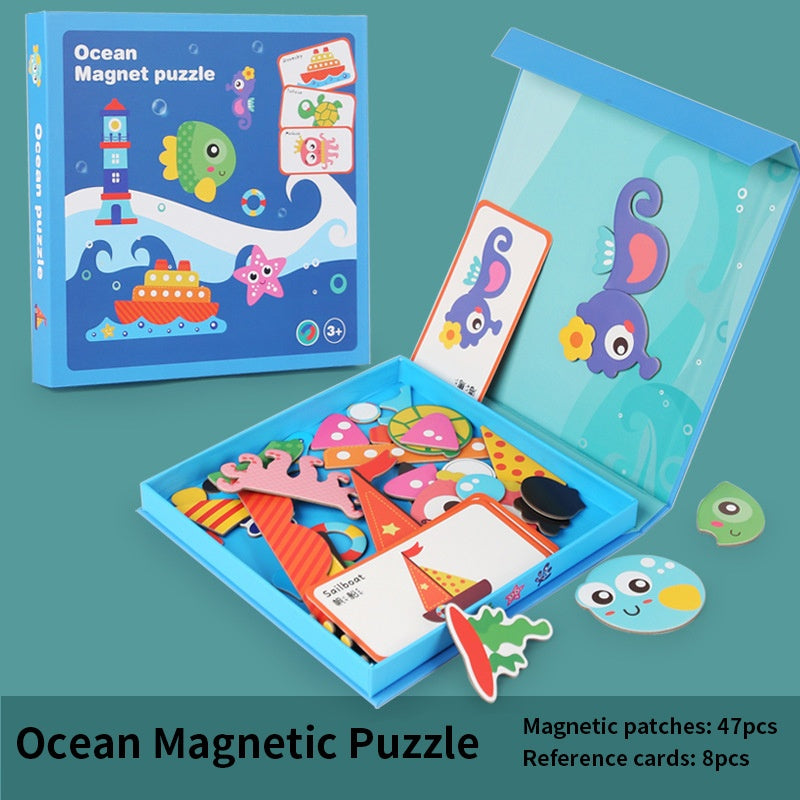 Magnetic Dress Up Toy Princess & Ocean Themed Game for Kids 3-6