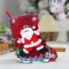 Christmas Stockings Gift Bag Pendant Candy Bag Small Socks