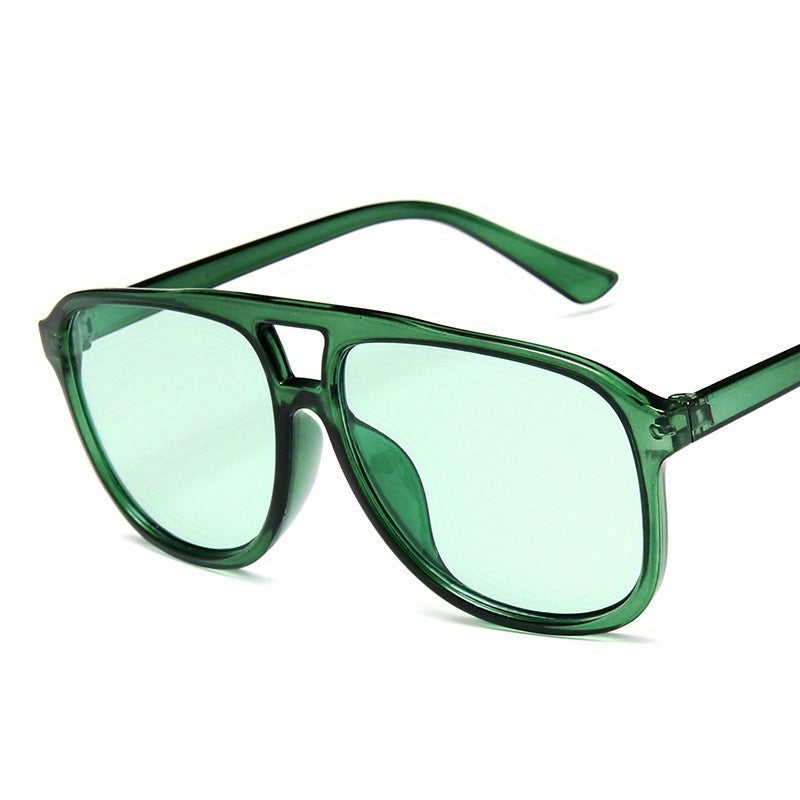 Jelly Top Bar Sunglasses UV400 Sun Shades for Summer Beach Party