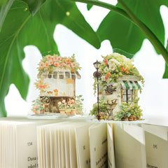 30pcs Coffee Collage Story Series Journal Sticker Pack Retro Afternoon Tea