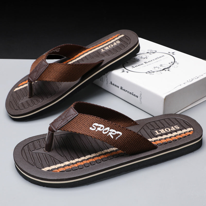Men's Lightweight Non Slip Flip Flops Quick Drying Thong Sandals