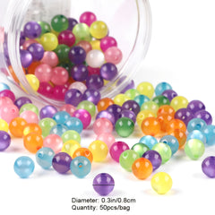 Resin Cat Eye Beads 100pcs Pack