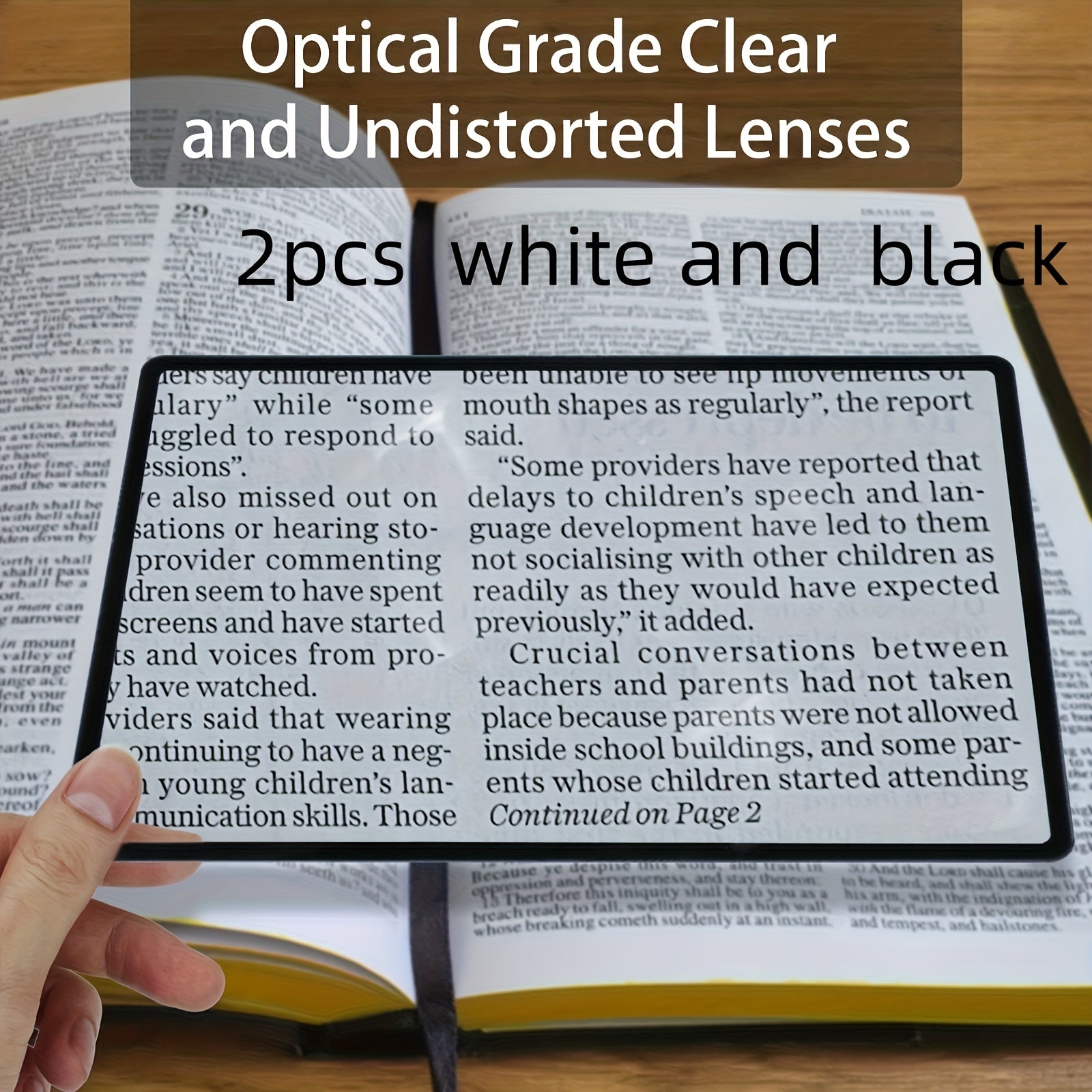 Large Sheet Magnifier 3X 300 Page Magnifying Lens