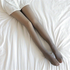 Solid Slim High Waist Footed Pantyhose Women's Stockings