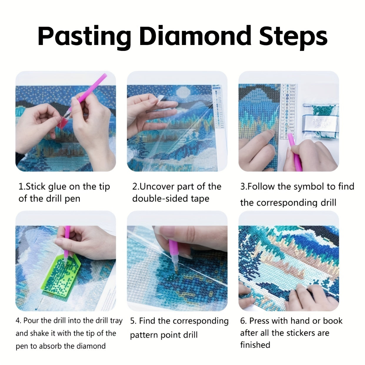 DIY 5D Diamond Painting Kit 11.8x11.8in - ASMR Educational Toy