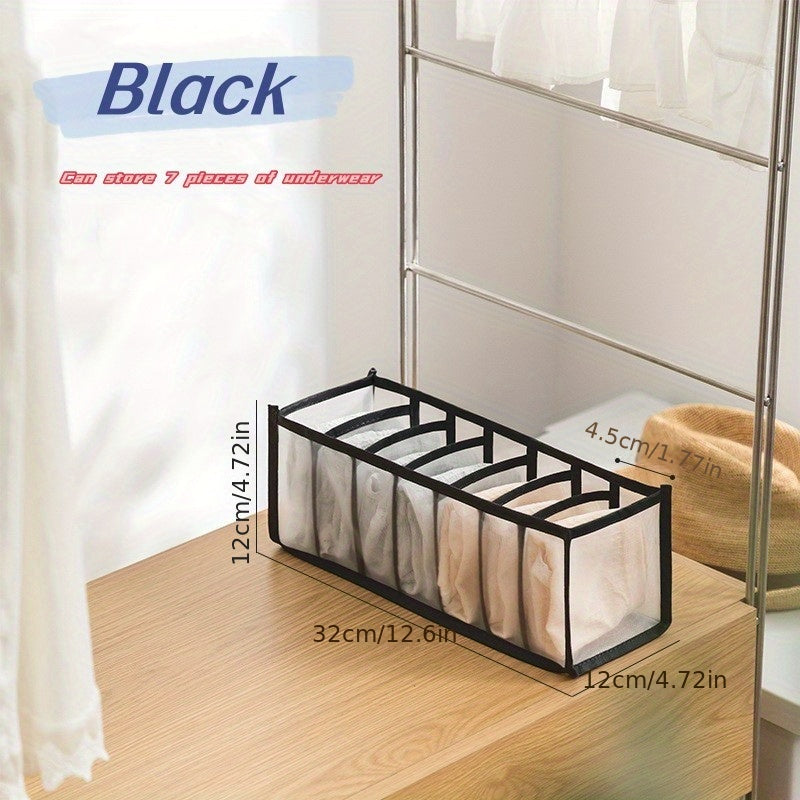 Drawer Style Mesh Underwear Storage Box Divider Set