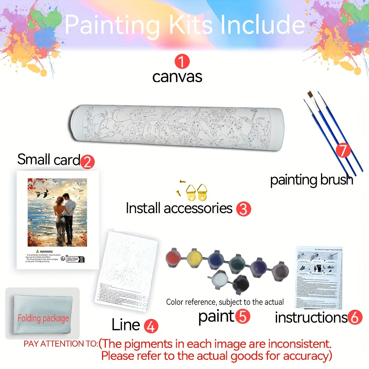 DIY Painting & Drawing Kit - Romantic Date Gift for Beginners