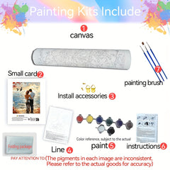 DIY Painting & Drawing Kit - Romantic Date Gift for Beginners