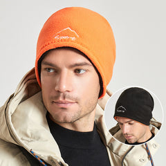 Men's Fleece Double Sided Ski Hat - 6 Colors