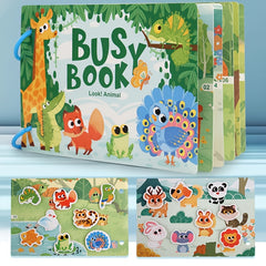 2 Pack Busy Books for Toddlers Interactive Educational Activity Books