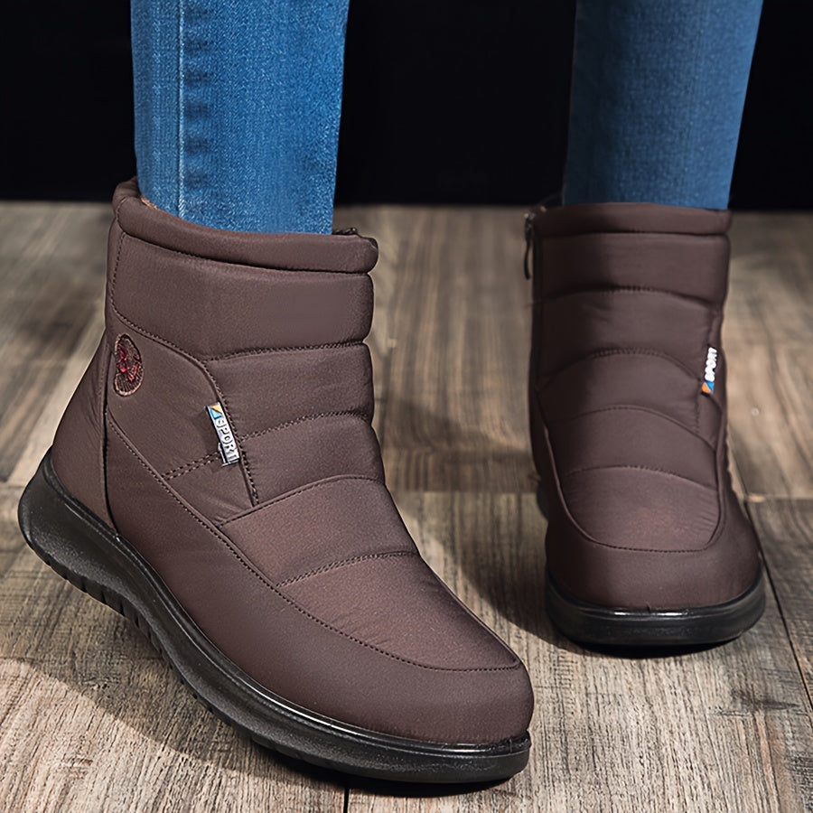 Waterproof Faux Fur Snow Boots for Women
