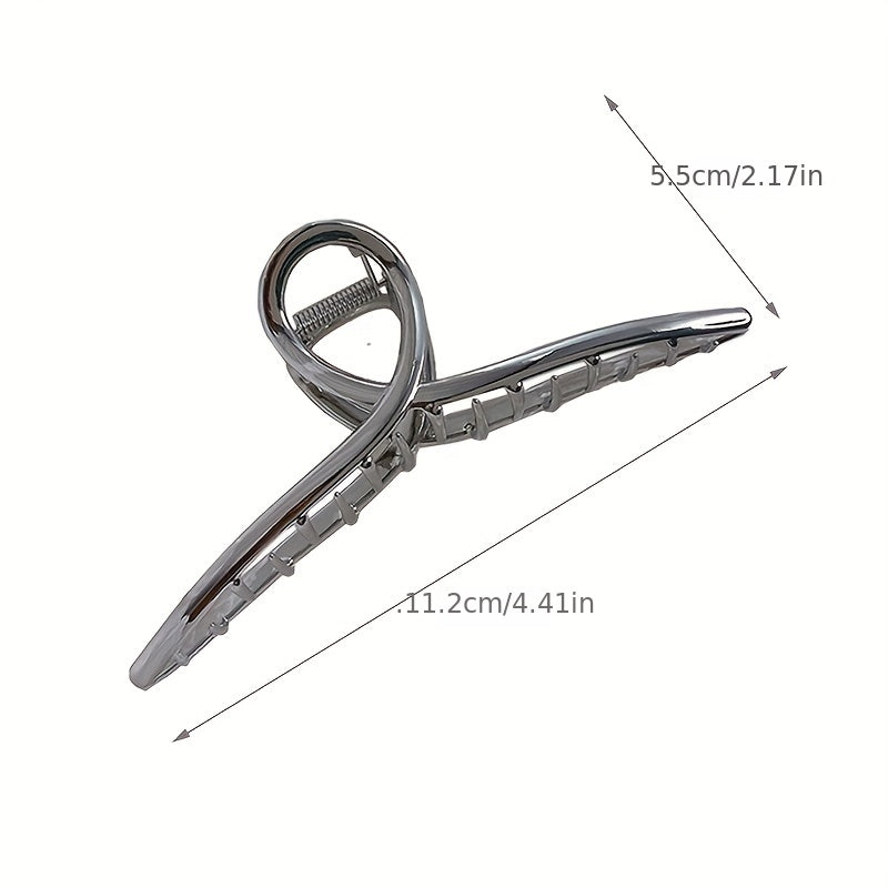 3pcs Women's Metal Hair Clip Shark Claw Hair Accessories