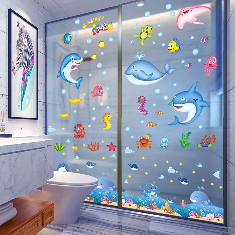 Happy Ocean Wall Sticker for Kids Room Decoration