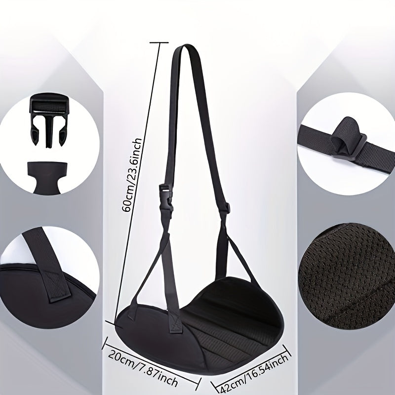 Memory Foam Travel Hammock With Airplane Footrest