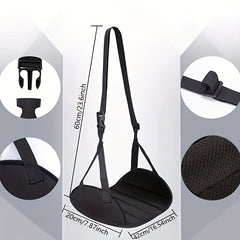Memory Foam Travel Hammock With Airplane Footrest