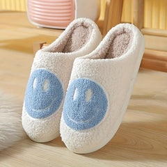 Kids Cartoon Slip On Slippers - Warm Soft Indoor Slippers