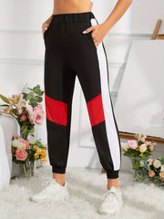 Women's Elastic Waist Casual Sweatpants for Fitness