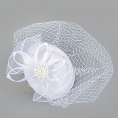 Women Flower Hair Clip Birthday Horce Racing Wedding Hat Derbyhat Church