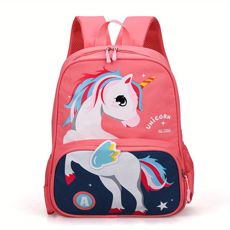 Kids Cartoon Schoolbags Unicorn Dinosaur Student Backpack