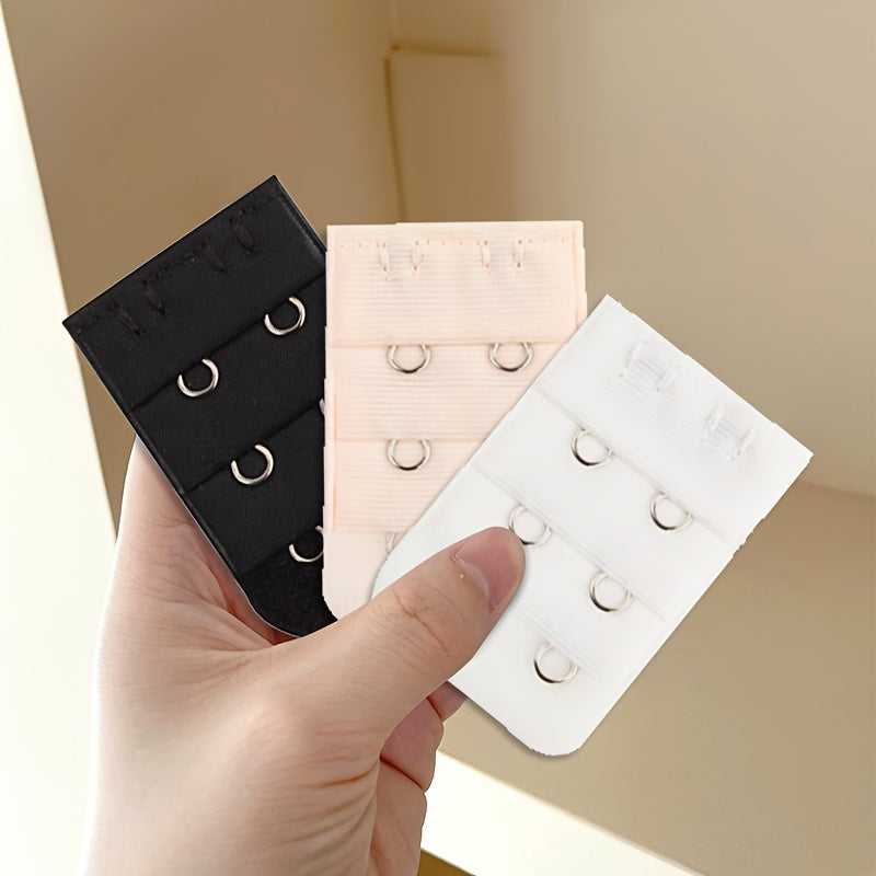 5pcs 2 Hooks Bra Strap Extenders Adjustable Band Buckle Women's Lingerie